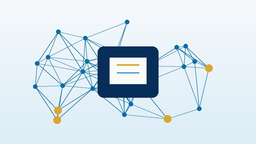 Network of knowledge and connected ideas